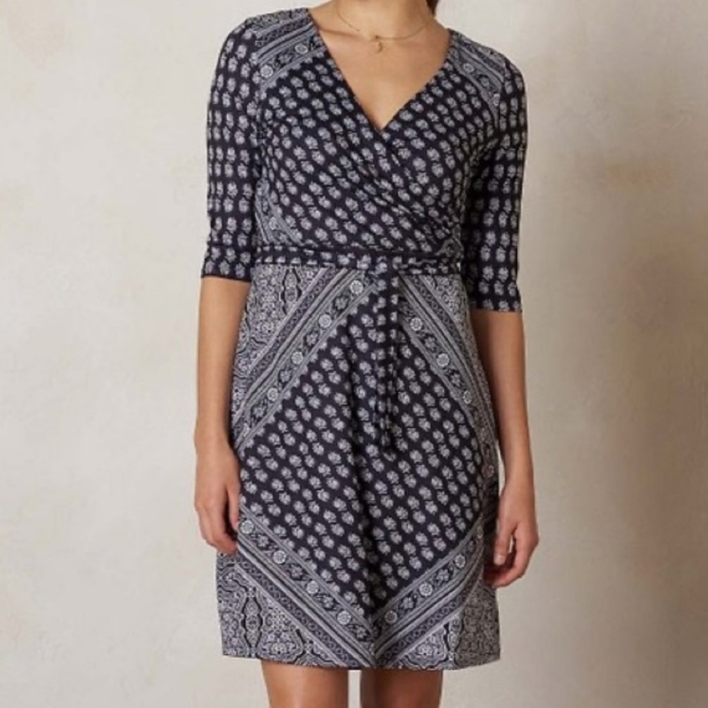 prAna Belladonna faux wrap dress S